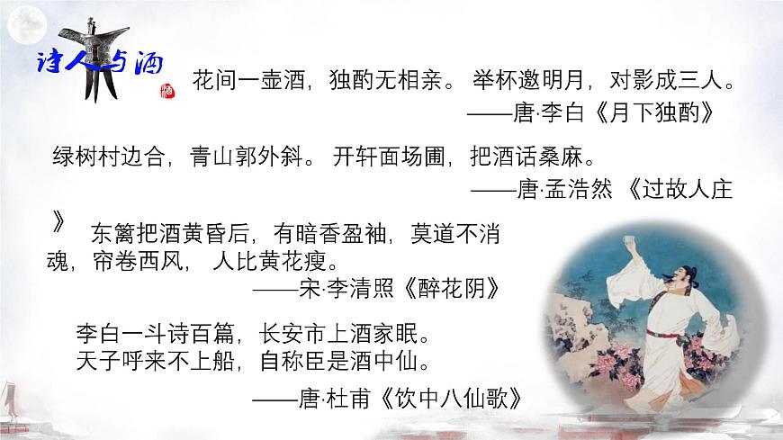 第7.2課 《唐詩二首·將進酒》課件-【中職專用】高一語文同步精品課堂（高教版2023·基礎(chǔ)模塊下冊）第4頁