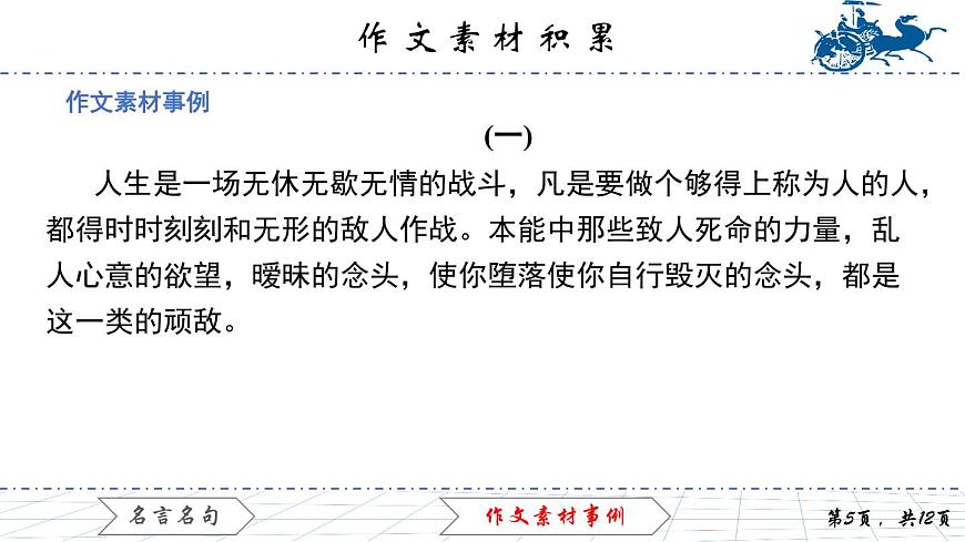 作文素材積累課件PPT第5頁