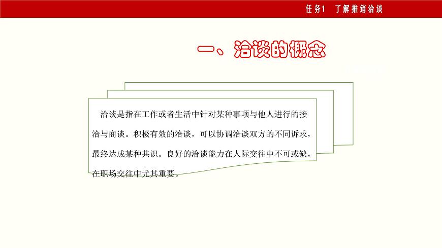 二《洽談》-【中職專用】高二語文同步精品課件（高教版2023·職業(yè)模塊）第2頁