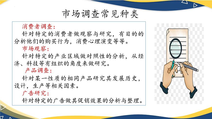 二《市場(chǎng)調(diào)查》（課件）-【中職專用】高二語文同步精品課件（高教版2023·職業(yè)模塊）第8頁