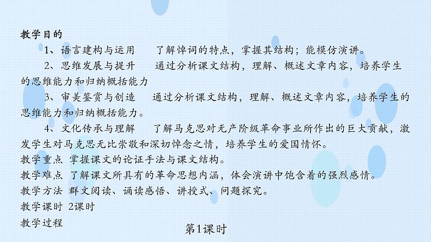 《在馬克思墓前的講話》-2023-2024學(xué)年高一基礎(chǔ)模塊下冊同步備課教學(xué)課件（高教版2023）第2頁