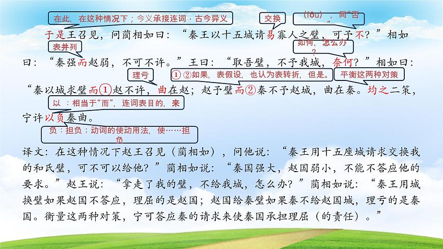 《廉頗藺相如列傳》-2023-2024學年高一基礎模塊下冊同步備課教學課件（高教版2023）第8頁