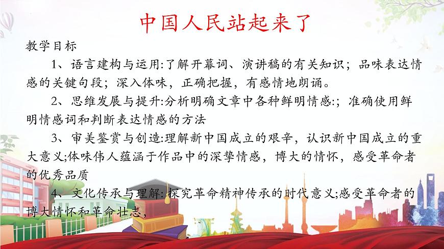 《中國人民站起來了》-2023-2024學年高一基礎(chǔ)模塊下冊同步備課教學課件（高教版2023）第1頁