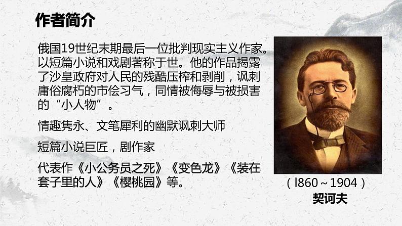部编高教版中职语文基础模块下册3-3《套中人》课件04