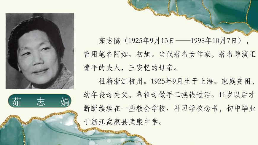 《百合花》（教學(xué)課件）-【中職專用】高一語文同步精品課堂（高教版2023基礎(chǔ)模塊下冊(cè)）（同課異構(gòu)）第3頁