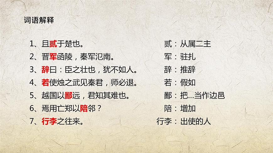 《燭之武退秦師》-【中職專用】高一語文課件（高教版2023·基礎模塊下冊）第8頁