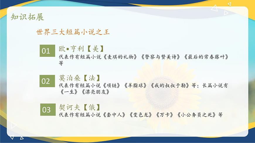 2.4 《最后一片葉子》課件-【中職專用】高一語文（高教版2023·基礎(chǔ)模塊上冊(cè)）第7頁(yè)