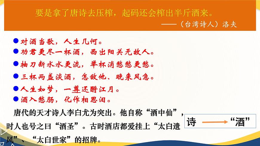 《將進(jìn)酒》課件-中職高一語(yǔ)文基礎(chǔ)下冊(cè)同步第2頁(yè)