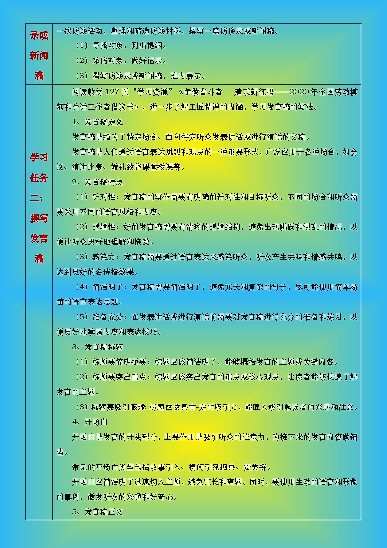 部编高教版2023中职语文职业模块 5.3《联系生活实际 弘扬工匠精神》教案02