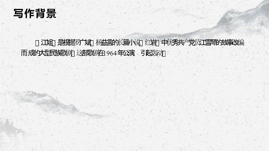 部編高教版中職語文職業(yè)模塊1-4《江姐（節(jié)選）》 課件第5頁