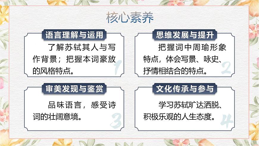 3.3《念奴嬌·赤壁懷古》課件第2頁