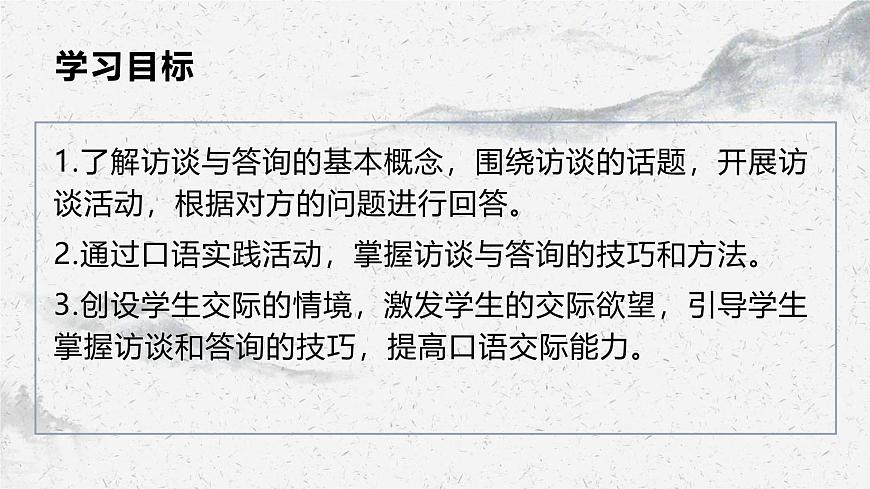 部編高教版中職語文基礎(chǔ)模塊上冊6-4《口語交際：訪談與答詢》 課件第2頁