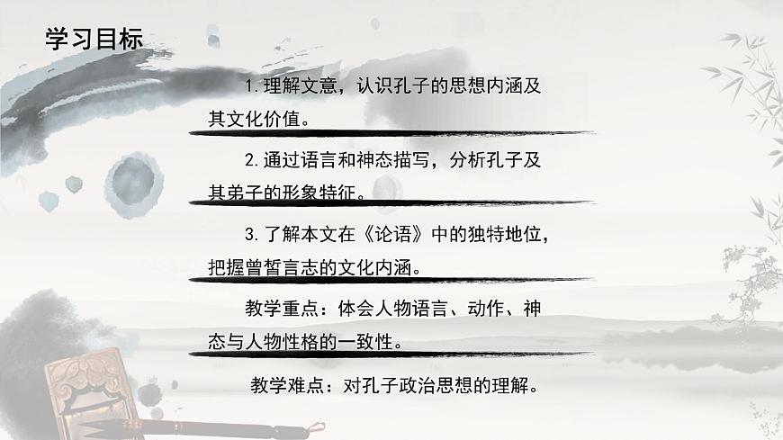 【中職專用】高一語文同步（高教版2023基礎(chǔ)模塊上冊）第6.1課《子路、曾皙、冉有、公西華侍坐》課件第4頁