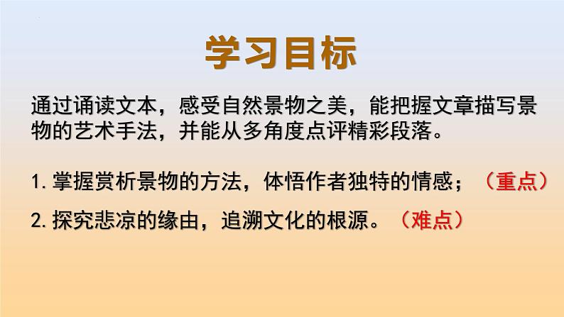 部编高教版(2024)4.1《故都的秋》 (2) 课件第2页