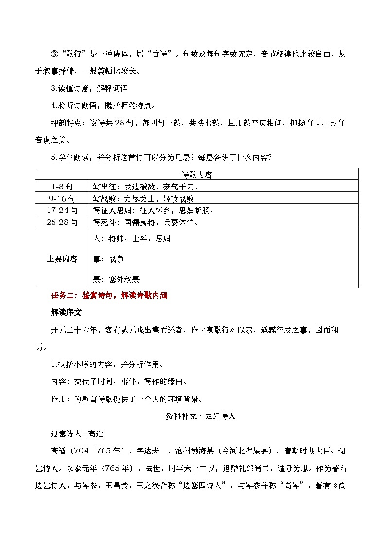 高教版中职语文基础模块上册古诗词诵读《燕歌行并序》课件02