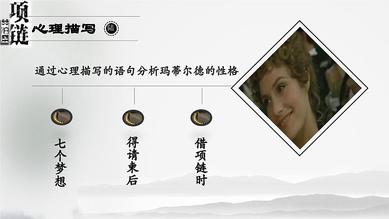 【中职语文专用】(高教版2023基础模块下册)《项链》课件第7页