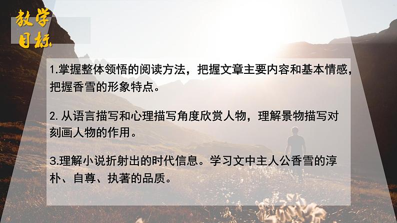 【中职语文专用】(高教版2023基础模块下册)《哦,香雪》铁凝 课件第3页
