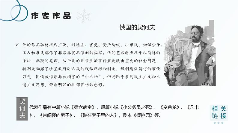 【中职语文专用】(高教版2023基础模块下册)《套中人》契诃夫 课件第6页