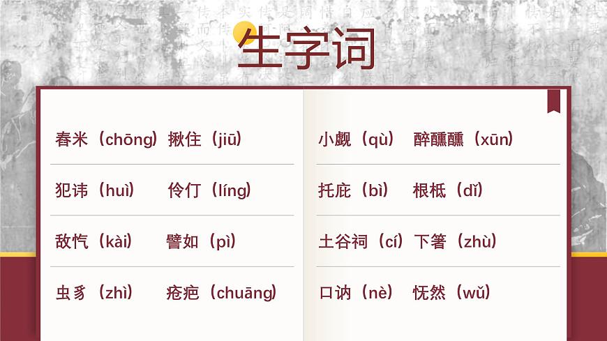 部編高教版（2024）拓展模塊下冊(cè)4.1《阿Q正傳（節(jié)選）》課件第8頁