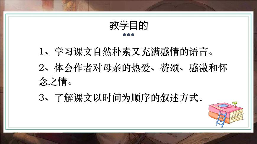 部編高教版（2024）中職語文拓展模塊上冊4.2《我的母親》課件第2頁