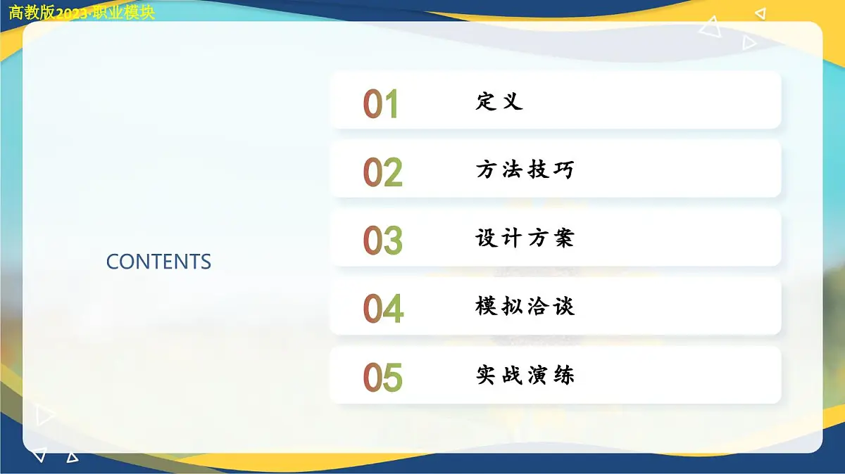 《洽谈》课件-中职语文高二同步课件(高教版2023职业模块)第2页