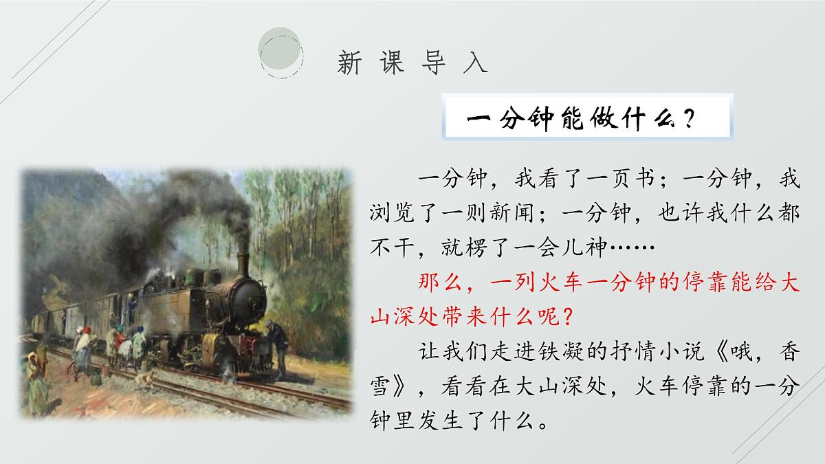部编高教版2023 中职语文 基础模块下册 第六单元第三课 哦,香雪-课件第4页