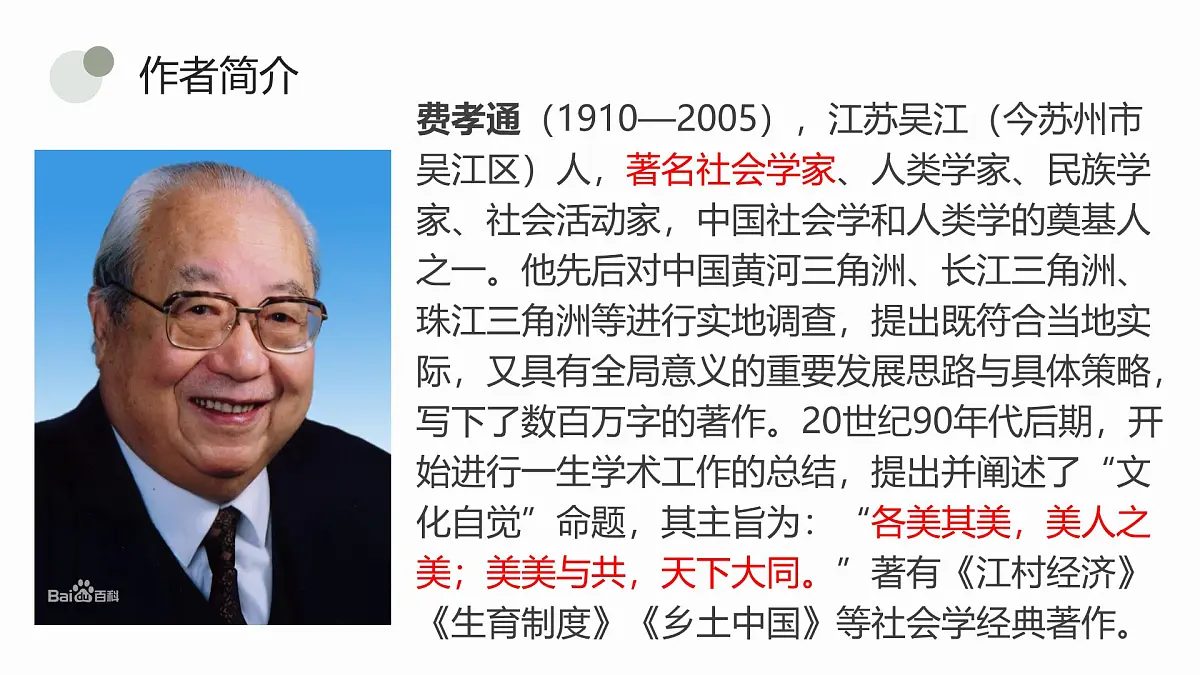部编高教版2023 中职语文 基础模块下册 第四单元 乡土中国-课件第7页