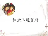 中职语文高教版（中职）基础模块 下册 第五单元 阅读与欣赏十八 林黛玉进贾府 课件