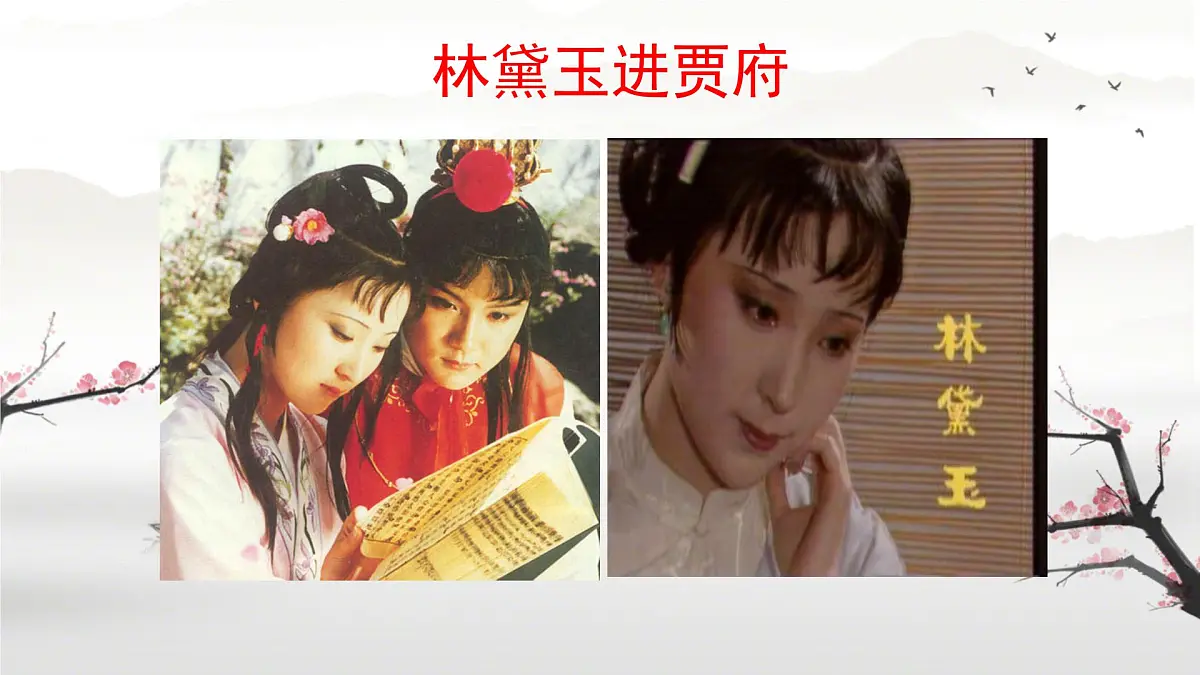 中职语文部编高教版(2023) 基础模块 上册 第二单元三 林黛玉进贾府 课件第1页