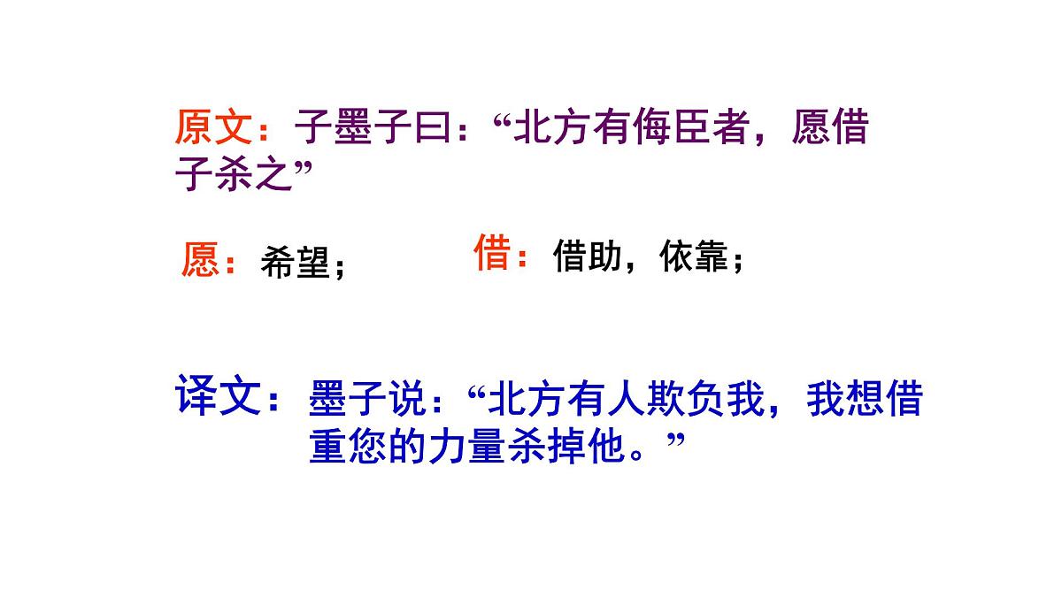 中职 语文 部编高教版(2023) 基础模块 上册 第六单元三 公输 课件第6页