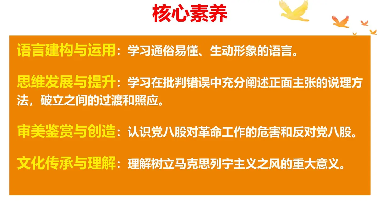 中职 语文 部编高教版(2023) 基础模块 上册 第七单元一 反对党八股(节选) 课件第2页