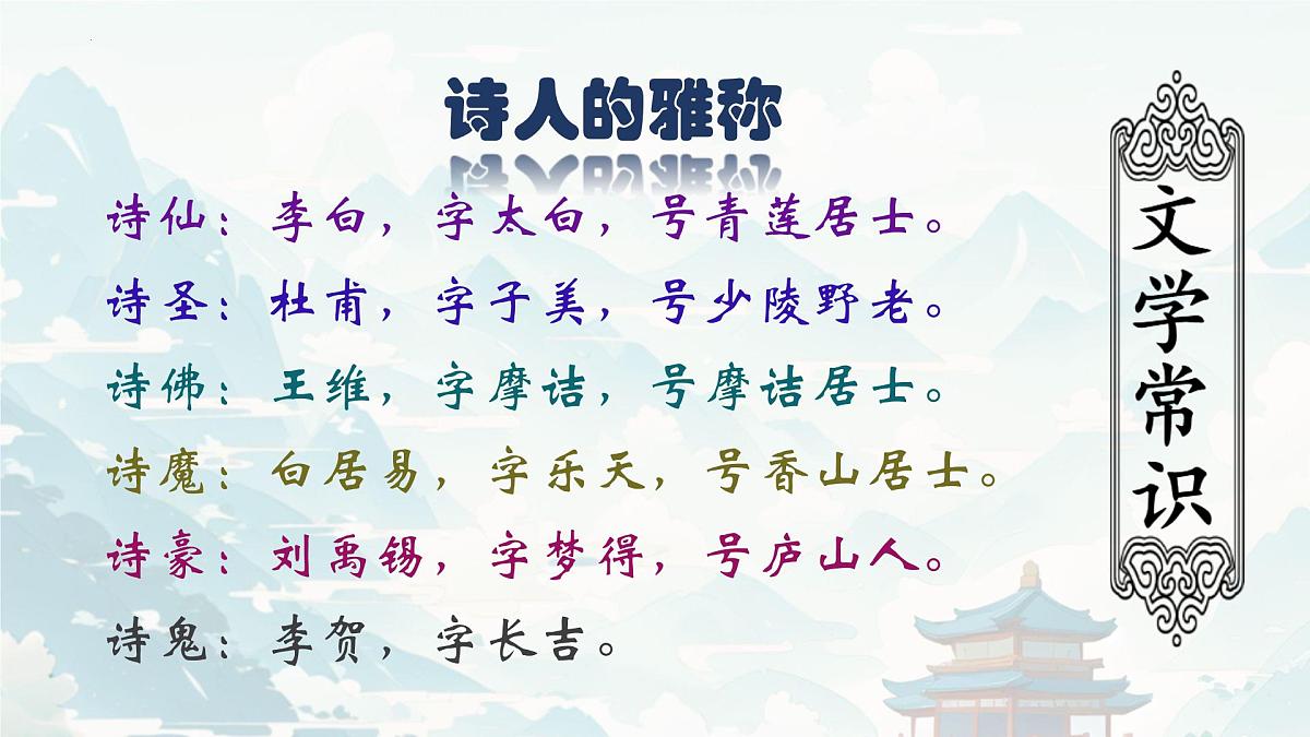 中职 语文 部编高教版(2023) 基础模块 上册 古诗词诵读李凭箜篌引 课件第3页