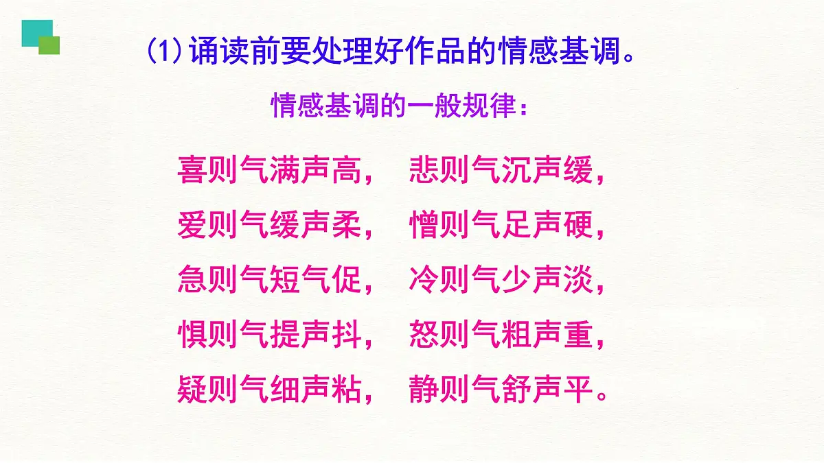 中职 语文 部编高教版(2023) 基础模块 上册 第八单元 语感与语言习得二 诵读与品位 课件第5页