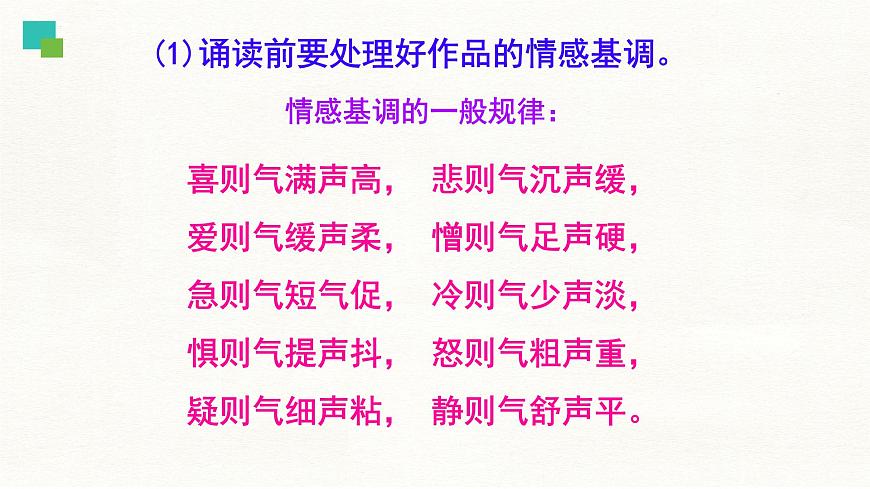 中職 語文 部編高教版(2023) 基礎(chǔ)模塊 上冊 第八單元 語感與語言習(xí)得二 誦讀與品位 課件第5頁