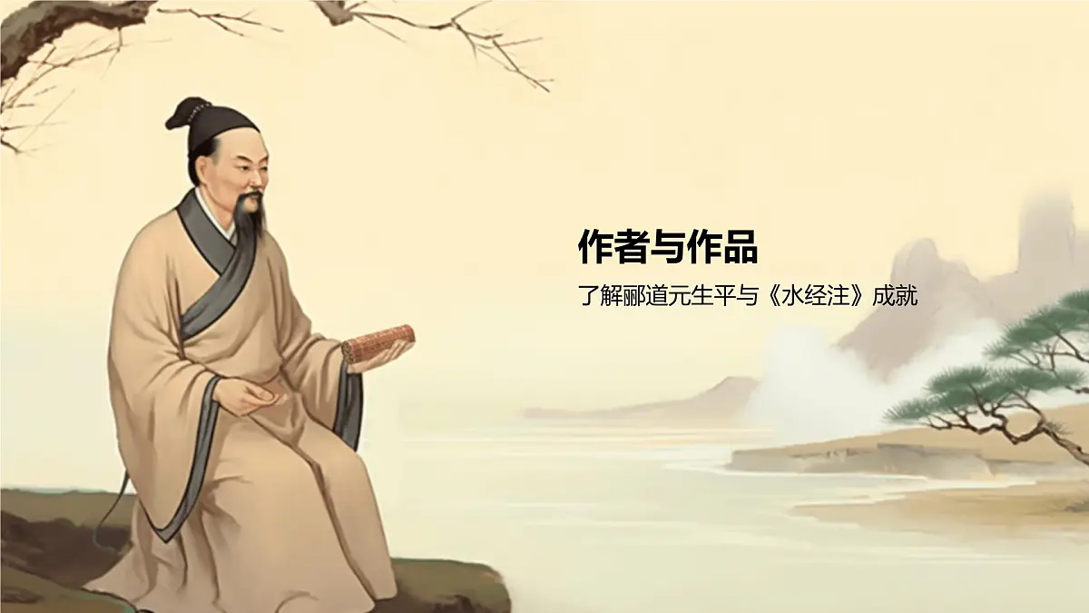 部编高教版中职语文 拓展模块下册 第五单元第1课《水经注》序-课件第3页