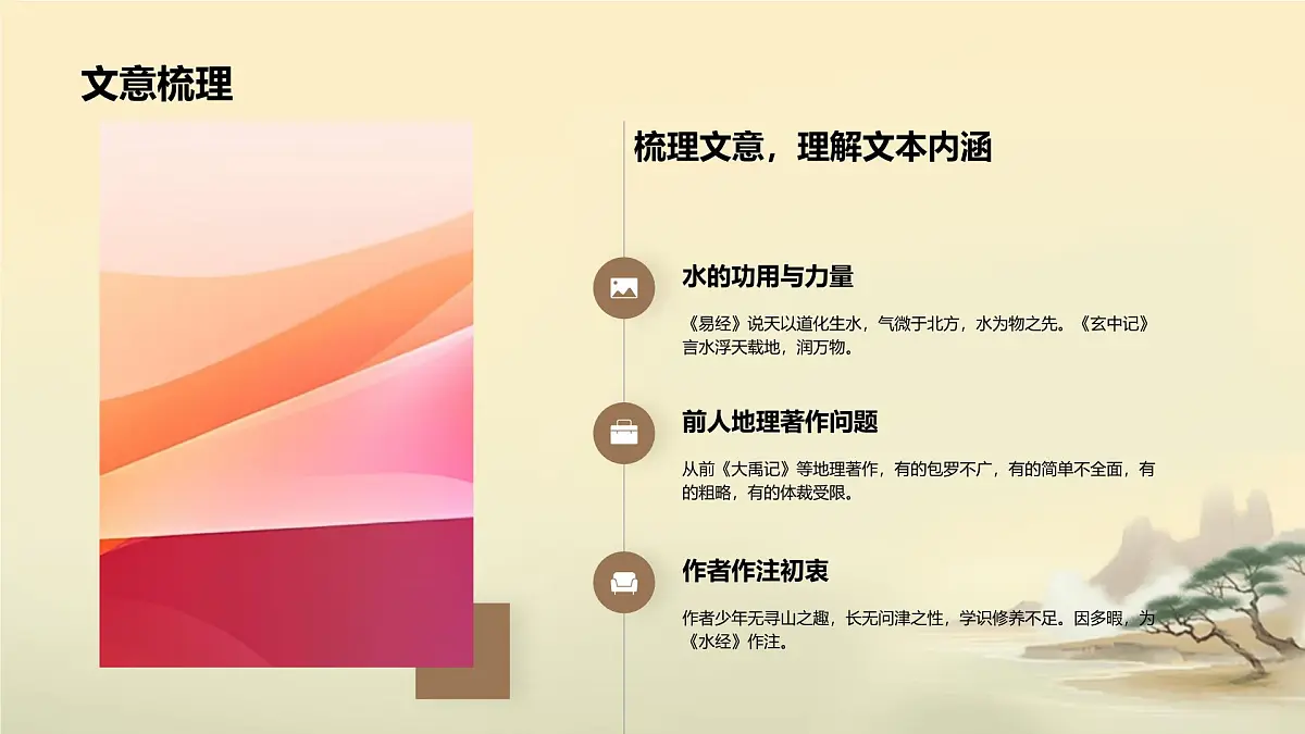 部编高教版中职语文 拓展模块下册 第五单元第1课《水经注》序-课件第8页