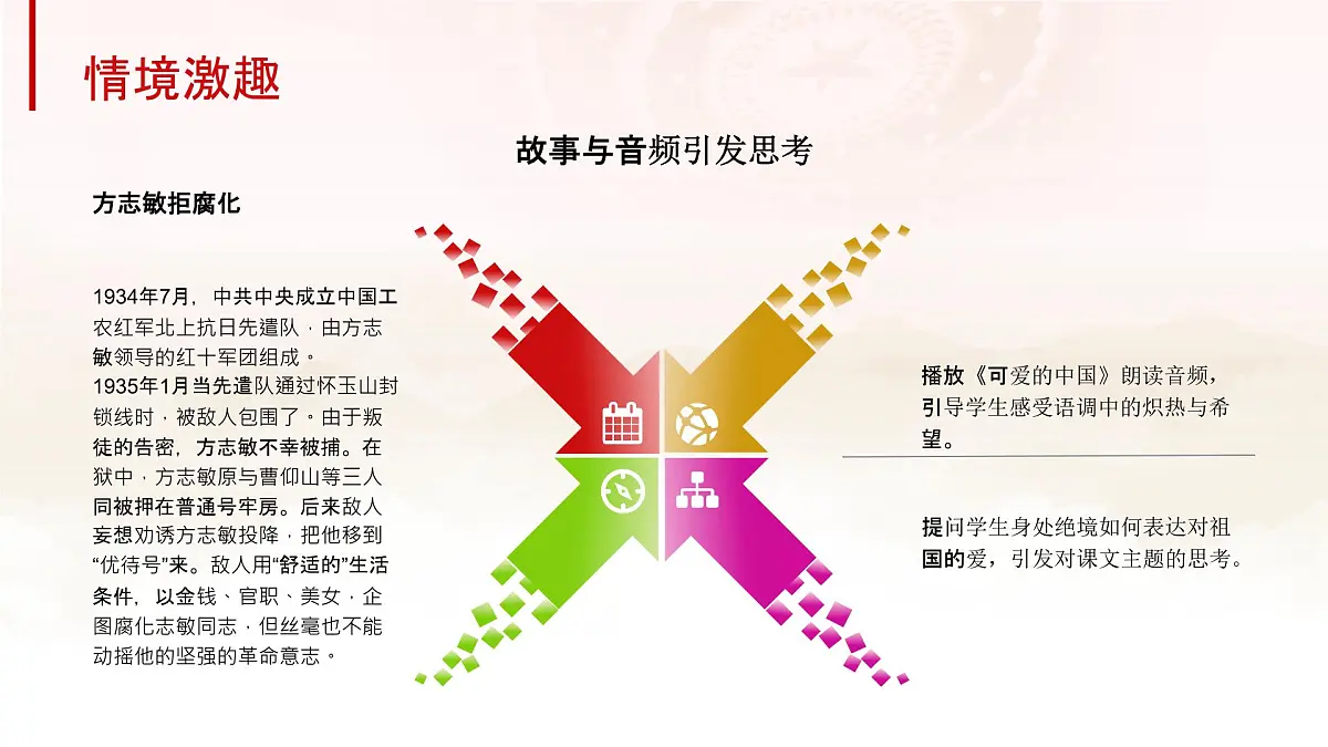 部编高教版中职语文 拓展模块下册 第四单元第3篇《可爱的中国》-课件第3页