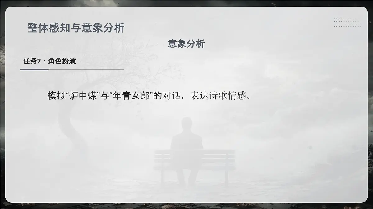 部编高教版中职语文 拓展模块下册 第四单元第2课煤中炉-课件第8页