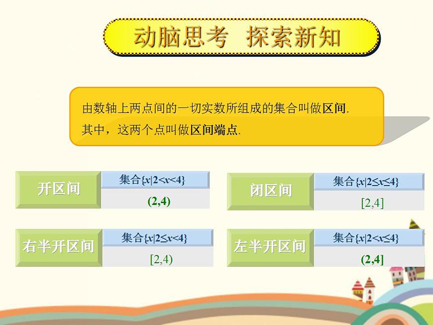 【語文版】中職數(shù)學(xué)基礎(chǔ)模塊上冊：2.2《區(qū)間的概念》ppt課件（1）第4頁