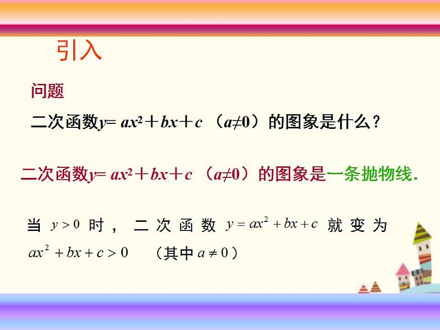 【語文版】中職數(shù)學(xué)基礎(chǔ)模塊上冊：2.3《一元二次不等式》ppt課件（2）第2頁