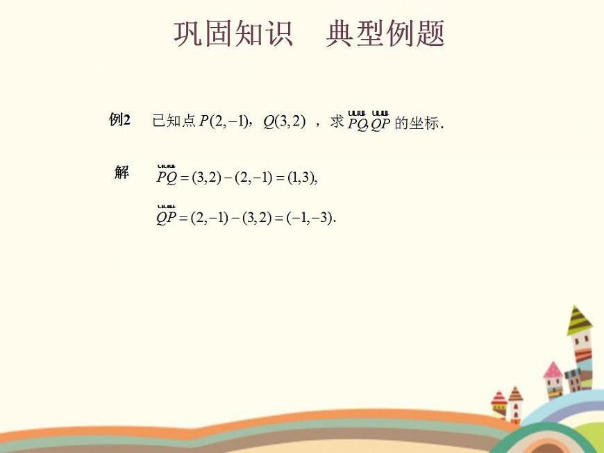 【語文版】中職數(shù)學(xué)基礎(chǔ)模塊上冊(cè):6.3《平面向量的坐標(biāo)表示》ppt課件(1)第6頁