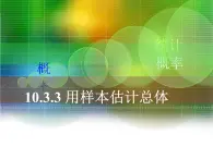 【语文版】中职数学基础模块下册：10.8《用样本估计总体》ppt课件（1）