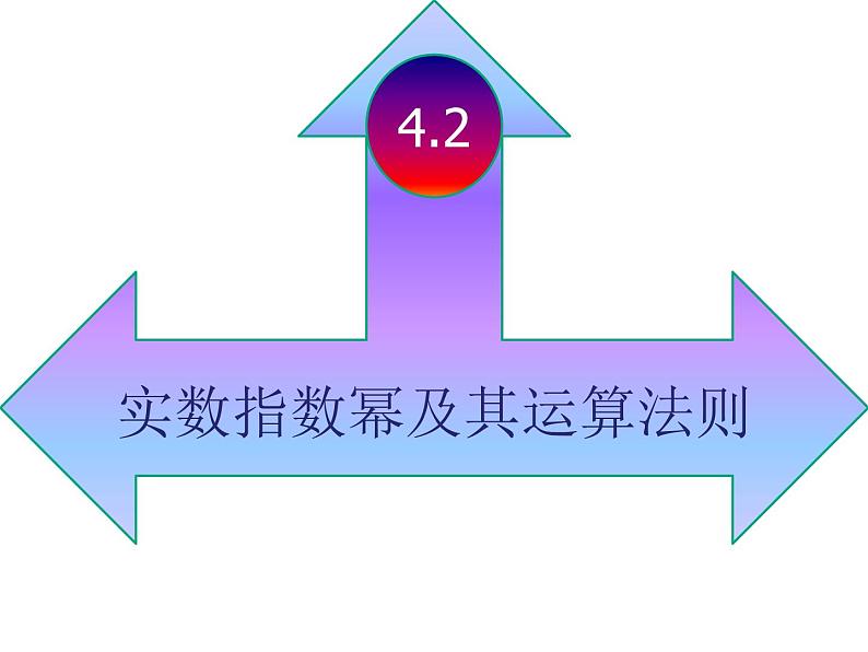 【语文版】中职数学基础模块上册:4.2《实数指数幂及其运算法则》课件(3)01