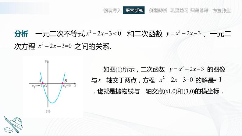 高教版(中职)数学基础模块上册2.3《一元二次不等式》 课件05