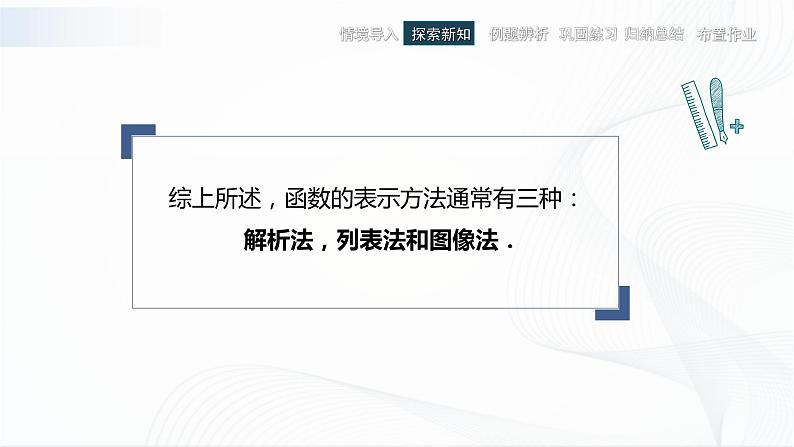 高教版(中职)数学基础模块上册3.2《函数的表示方法》 课件第7页