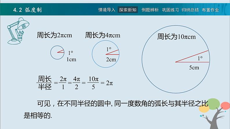 高教版(中职)数学基础模块上册4.2《 弧度制》 课件第5页