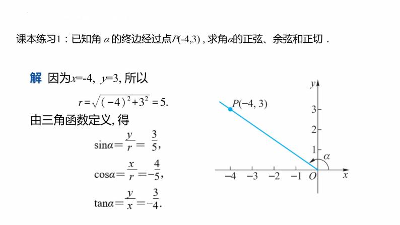 4.3任意角的三角函数高一高教版中职数学基础模块上册课件PPT07
