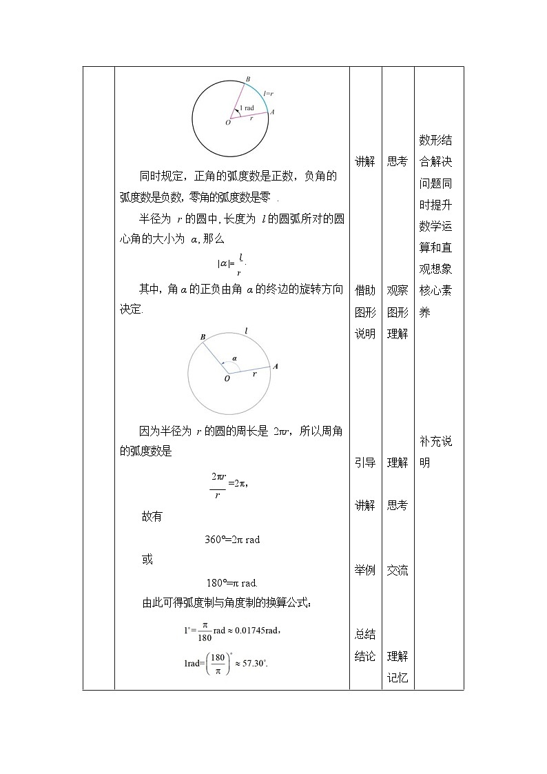 中职数学基础模块上册4-2弧度制教案03