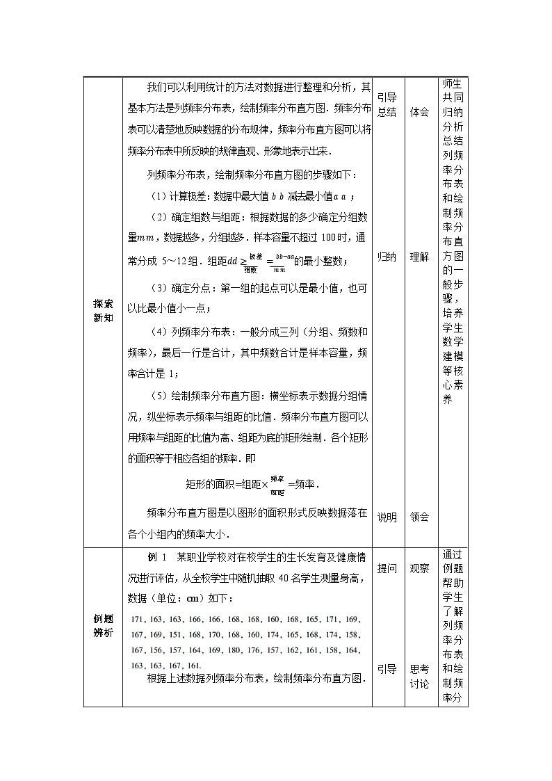 中职数学基础模块下册8-5统计图表教案第2页