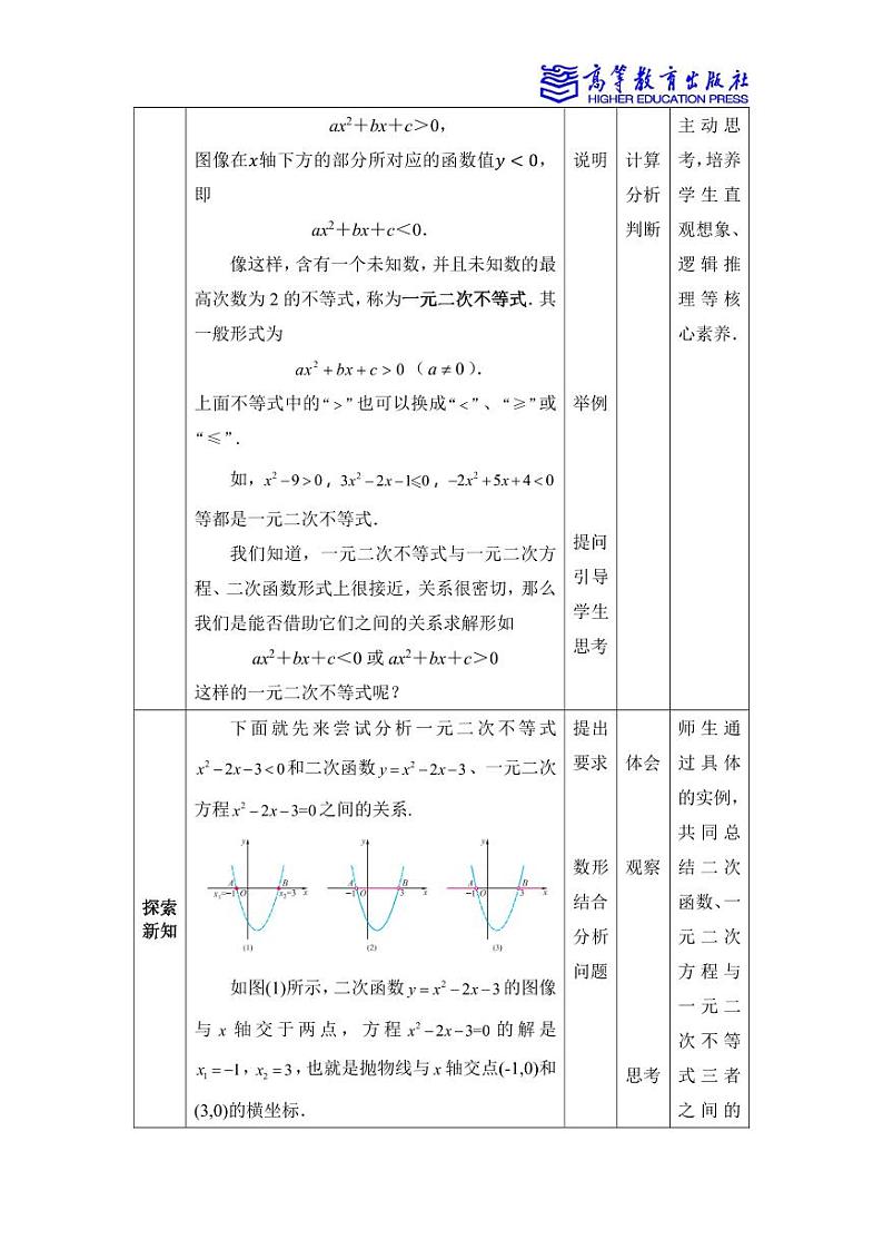 2.3一元二次不等式第2页